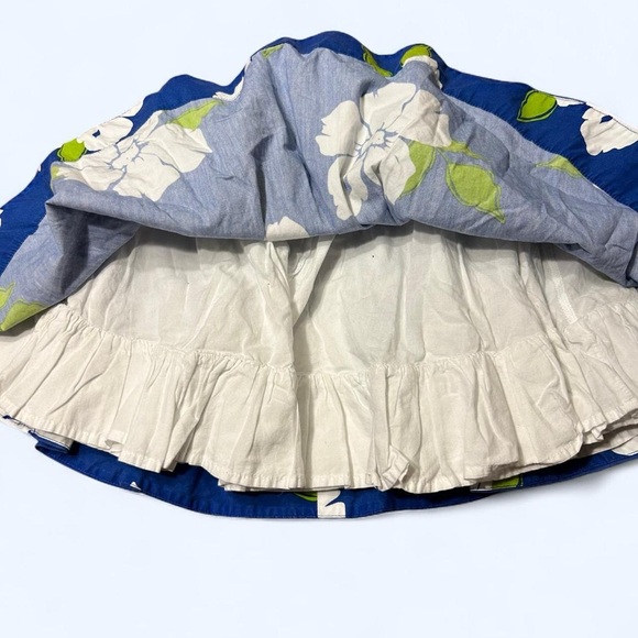 Y2K Blue Floral Mini Skirt by Hollister! - Picture 6 of 7